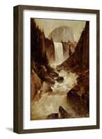 Vernal Falls, Yosemite, 1889-Thomas Hill-Framed Giclee Print