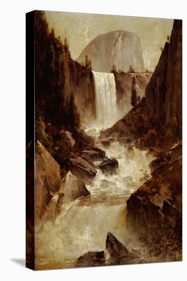 Vernal Falls, Yosemite, 1889-Thomas Hill-Stretched Canvas