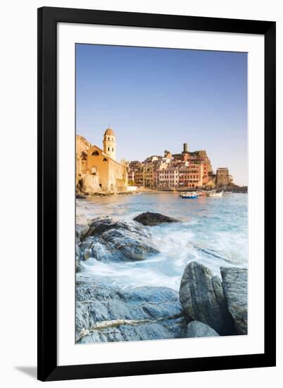 Vernazza, Cinque Terre, Liguria, Italy-Jordan Banks-Framed Photographic Print