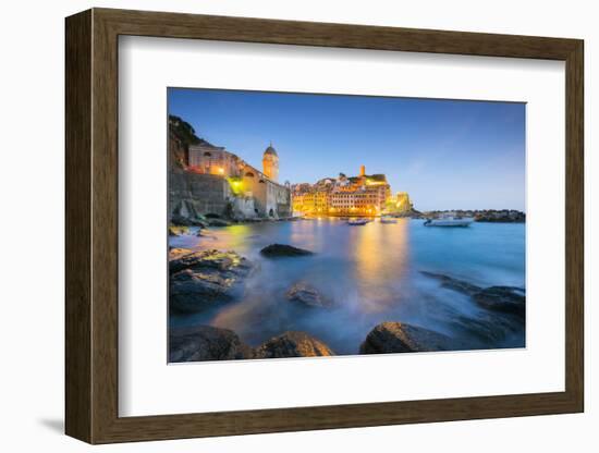 Vernazza, Cinque Terre, Liguria, Italy-Jordan Banks-Framed Photographic Print