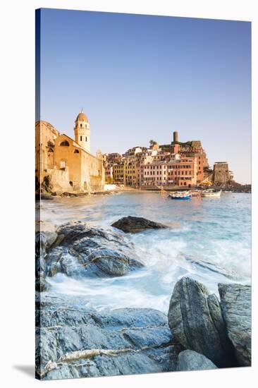 Vernazza, Cinque Terre, Liguria, Italy-Jordan Banks-Stretched Canvas