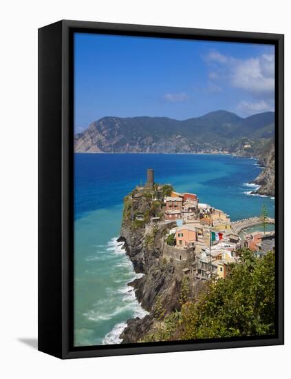 Vernazza, Cinque Terre, Riviera Di Levante, Liguria, Italy-Jon Arnold-Framed Stretched Canvas