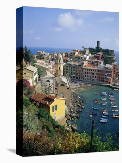 Vernazza, Cinque Terre, Unesco World Heritage Site, Italian Riviera, Liguria, Italy, Europe-Sheila Terry-Stretched Canvas