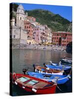 Vernazza, Cinque Terre, Unesco World Heritage Site, Italian Riviera, Liguria, Italy-Bruno Morandi-Stretched Canvas