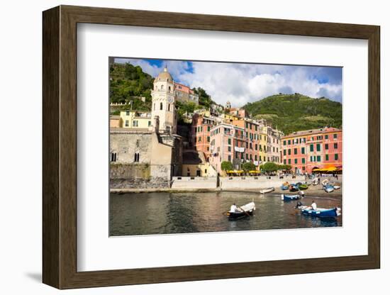 Vernazza, Cinque Terre, UNESCO World Heritage Site, Liguria, Italy, Europe-Peter Groenendijk-Framed Photographic Print