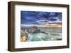 Vernazza Fishing Village Sunset-null-Framed Art Print