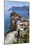 Vernazza from the Cinque Terre Coastal Path-Mark Sunderland-Mounted Photographic Print