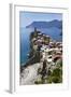 Vernazza from the Cinque Terre Coastal Path-Mark Sunderland-Framed Photographic Print