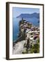 Vernazza from the Cinque Terre Coastal Path-Mark Sunderland-Framed Photographic Print