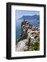 Vernazza from the Cinque Terre Coastal Path-Mark Sunderland-Framed Photographic Print