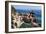 Vernazza Harbor from Above, Cinque Terre, Italy-George Oze-Framed Photographic Print