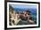 Vernazza Harbor from Above, Cinque Terre, Italy-George Oze-Framed Photographic Print