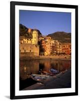 Vernazza Harbour, Vernazza, Cinque Terre, UNESCO World Heritage Site, Liguria, Italy, Europe-Patrick Dieudonne-Framed Photographic Print