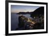 Vernazza in the Evening, Cinque Terre, UNESCO World Heritage Site, Liguria, Italy, Europe-Gavin Hellier-Framed Photographic Print