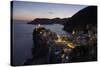 Vernazza in the Evening, Cinque Terre, UNESCO World Heritage Site, Liguria, Italy, Europe-Gavin Hellier-Stretched Canvas