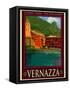 Vernazza Italian Riviera 1-Anna Siena-Framed Stretched Canvas