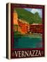 Vernazza Italian Riviera 1-Anna Siena-Stretched Canvas