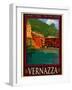 Vernazza Italian Riviera 1-Anna Siena-Framed Premium Giclee Print