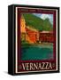 Vernazza Italian Riviera 1-Anna Siena-Framed Stretched Canvas