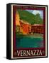 Vernazza Italian Riviera 1-Anna Siena-Framed Stretched Canvas