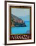 Vernazza Italian Riviera 2-Anna Siena-Framed Giclee Print