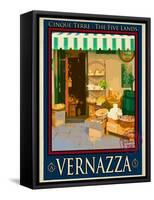 Vernazza Italian Riviera 3-Anna Siena-Framed Stretched Canvas