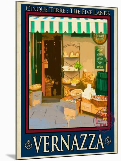 Vernazza Italian Riviera 3-Anna Siena-Mounted Giclee Print