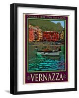 Vernazza Italian Riviera 4-Anna Siena-Framed Giclee Print