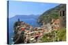 Vernazza, Italian Riviera, Cinque Terre, UNESCO World Heritage Site, Liguria, Italy, Europe-Hans-Peter Merten-Stretched Canvas