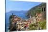 Vernazza, Italian Riviera, Cinque Terre, UNESCO World Heritage Site, Liguria, Italy, Europe-Hans-Peter Merten-Stretched Canvas