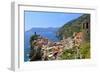 Vernazza, Italian Riviera, Cinque Terre, UNESCO World Heritage Site, Liguria, Italy, Europe-Hans-Peter Merten-Framed Photographic Print