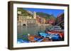 Vernazza, Italian Riviera, Cinque Terre, UNESCO World Heritage Site, Liguria, Italy, Europe-Hans-Peter Merten-Framed Photographic Print