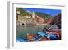 Vernazza, Italian Riviera, Cinque Terre, UNESCO World Heritage Site, Liguria, Italy, Europe-Hans-Peter Merten-Framed Photographic Print