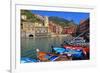 Vernazza, Italian Riviera, Cinque Terre, UNESCO World Heritage Site, Liguria, Italy, Europe-Hans-Peter Merten-Framed Photographic Print