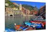 Vernazza, Italian Riviera, Cinque Terre, UNESCO World Heritage Site, Liguria, Italy, Europe-Hans-Peter Merten-Mounted Photographic Print