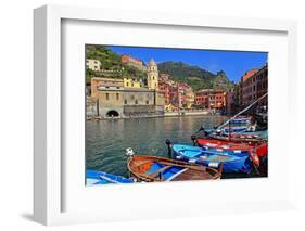 Vernazza, Italian Riviera, Cinque Terre, UNESCO World Heritage Site, Liguria, Italy, Europe-Hans-Peter Merten-Framed Photographic Print