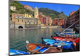 Vernazza, Italian Riviera, Cinque Terre, UNESCO World Heritage Site, Liguria, Italy, Europe-Hans-Peter Merten-Mounted Photographic Print