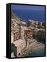 Vernazza, Riviera Di Levante, Liguria, Italy-Walter Bibikow-Framed Stretched Canvas