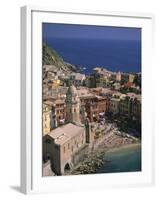 Vernazza, Riviera Di Levante, Liguria, Italy-Walter Bibikow-Framed Photographic Print