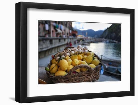 Vernazza Still Life, Cinque Terre, Italy-George Oze-Framed Photographic Print