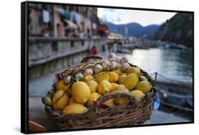 Vernazza Still Life, Cinque Terre, Italy-George Oze-Framed Stretched Canvas