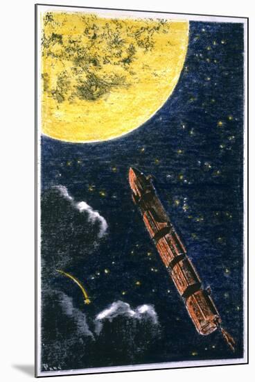 Verne: From Earth To Moon-null-Mounted Premium Giclee Print