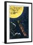 Verne: From Earth To Moon-null-Framed Giclee Print