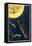 Verne: From Earth To Moon-null-Framed Stretched Canvas