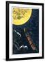 Verne: From Earth To Moon-null-Framed Giclee Print