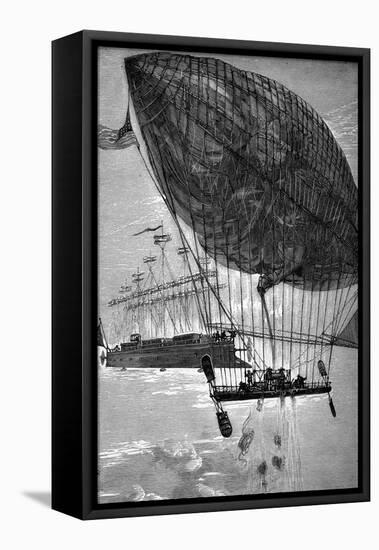 Verne, Robur-L Bennett-Framed Stretched Canvas