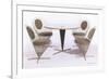 Verner Panton Chairs and Table-null-Framed Art Print