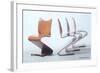 Verner Panton Chairs-null-Framed Art Print