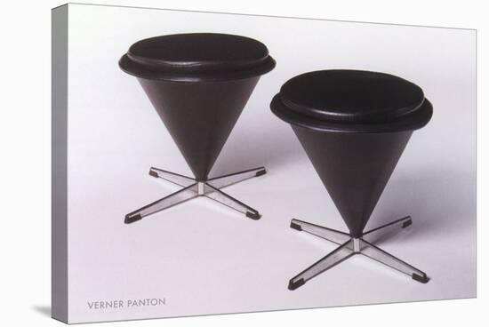 Verner Panton Furniture-null-Stretched Canvas