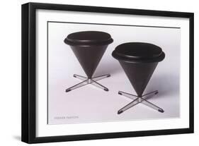 Verner Panton Furniture-null-Framed Art Print